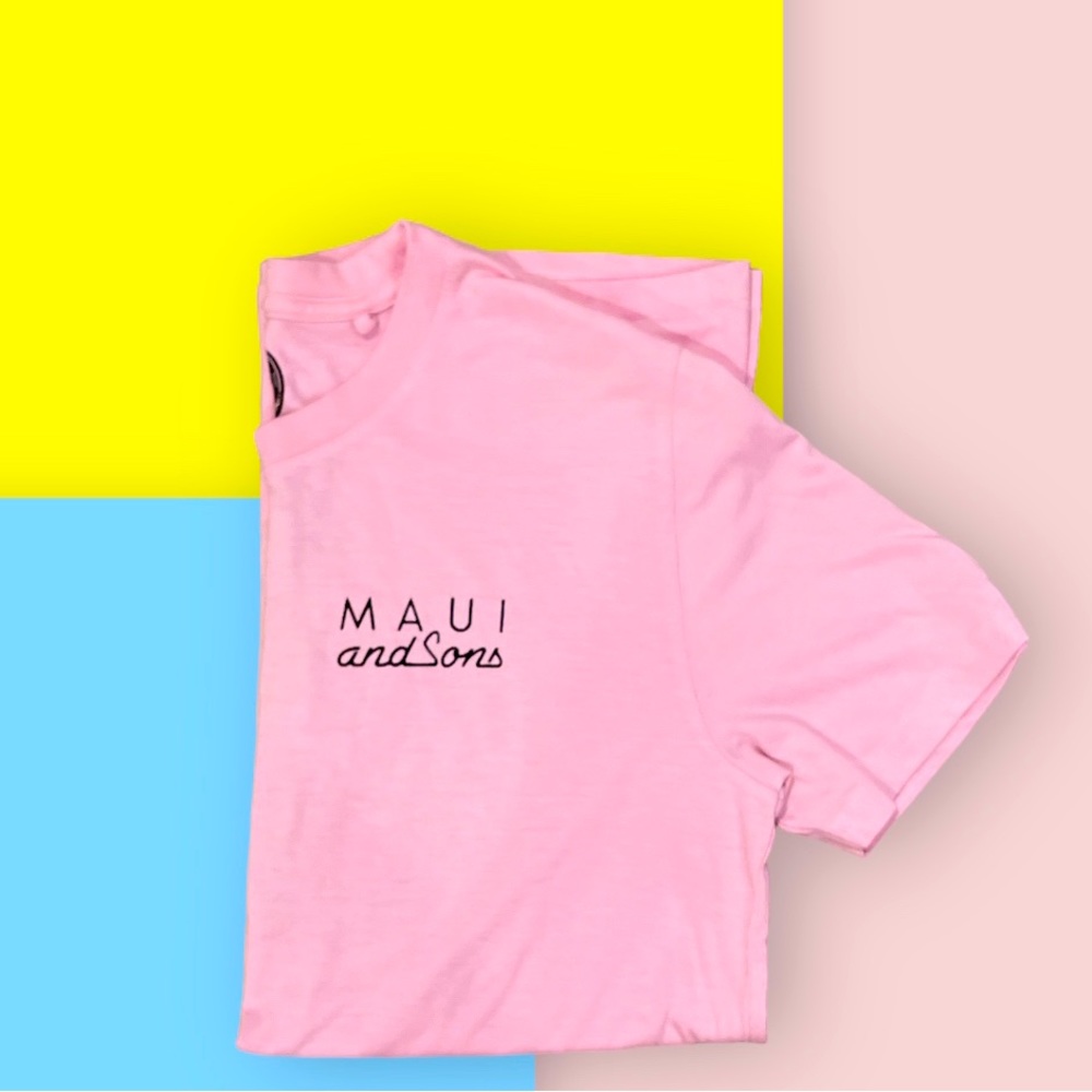 Maui and Sons Pink Shirt “like new” - Adult | Color: Pink | Size: S